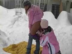 im schnee ficken